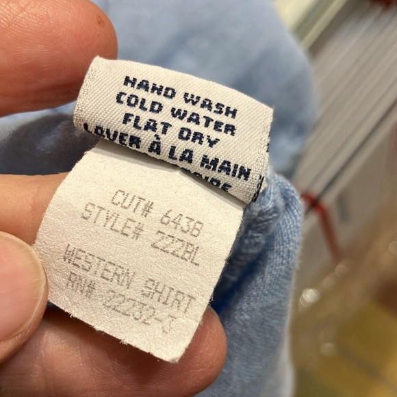 🌈 For Joseph Linen made in USA western shirt - Picture 6 of 6